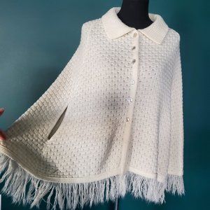Vintage Knit Cape
